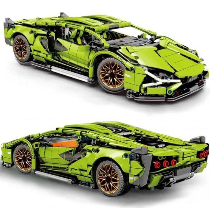 Super KLOCKI TECHNIC Lamborghini + Silnik + Moduł do Sterowania RC ponad 1200 Elementów