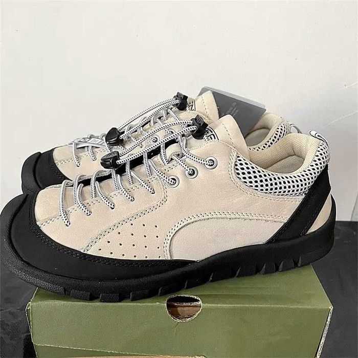 Trekkingowe sneakers wygodne skórzane do wędrówek outdoorowe