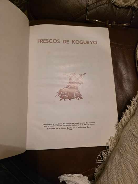 Livro “Frescos de Koguryo” (1979) – Raro / Arte / História