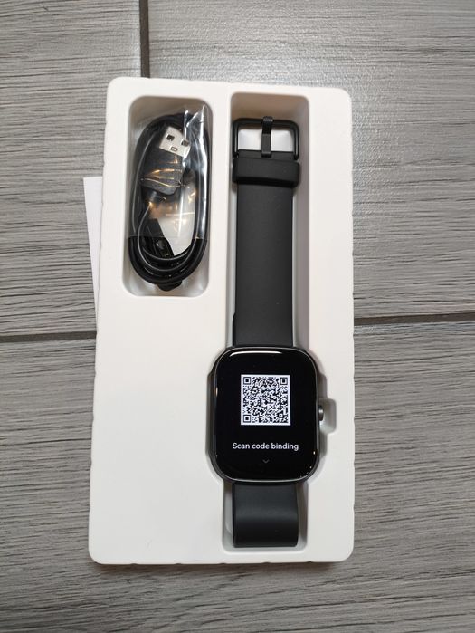 Smartwatch Czarny 110+ trybów sportowych fitness SpO2 Android iOS