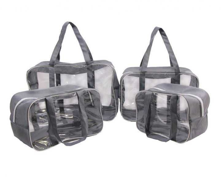 Набір з 4 сумок у пологовий будинок EcoNova S+M+XL+XXL різні кольори