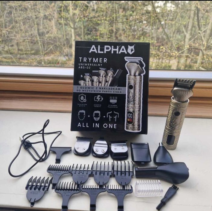 Maszynka Do Strzyżenia Włosów, Brody i Ciała 7W1 Trymer + Golarka