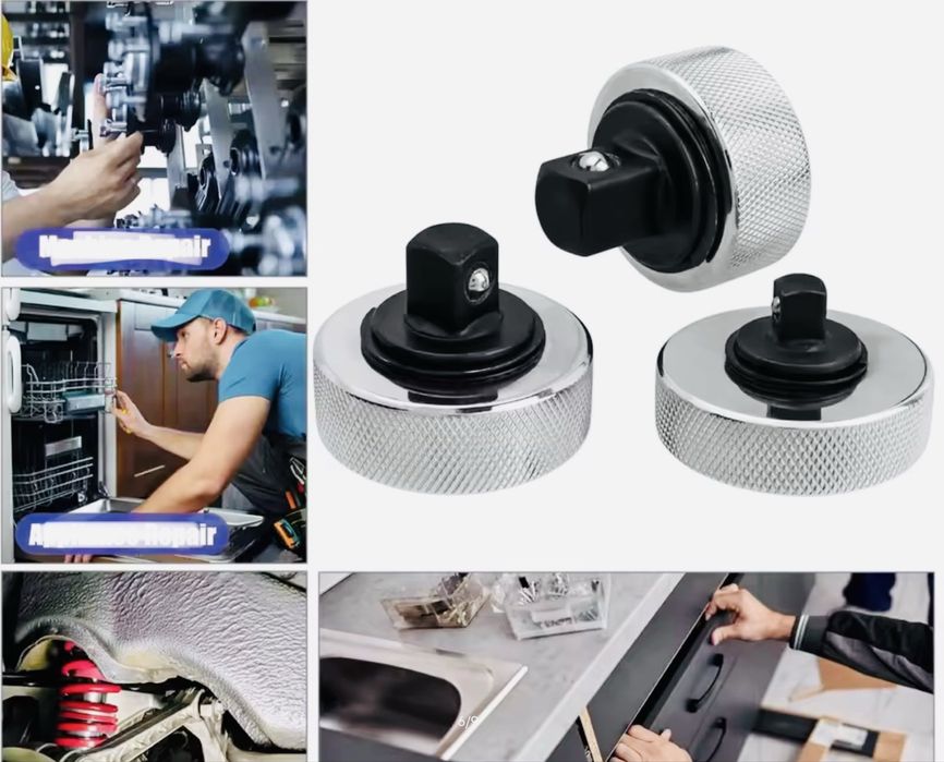 1/4 3/8 1/2 трещотка ручна кругла на долоні Реверсивний ключ