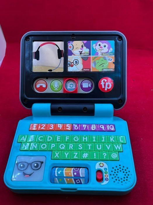 komputerek dziecięcy fisher-price hhx33 edukacyjny wersja włoska
