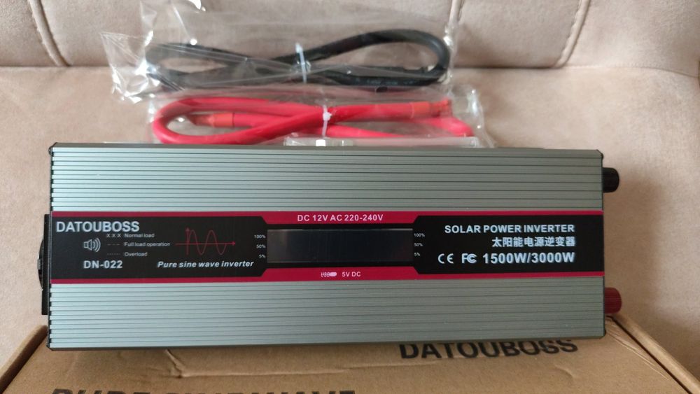 Инвертор Datouboss DN-022 1500ватт (чистый синус)