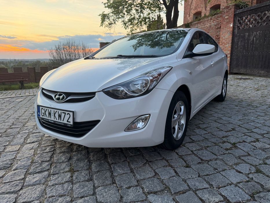 Hyundai Elantra 72000 KM PEŁNA HISTORIA ASO Dwa Komplety Kół Zadbany Egzemplarz