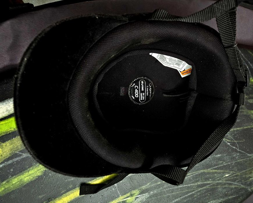 Capacete de equitação novo, em veludo - Fouganza C400 - Tam: 57
