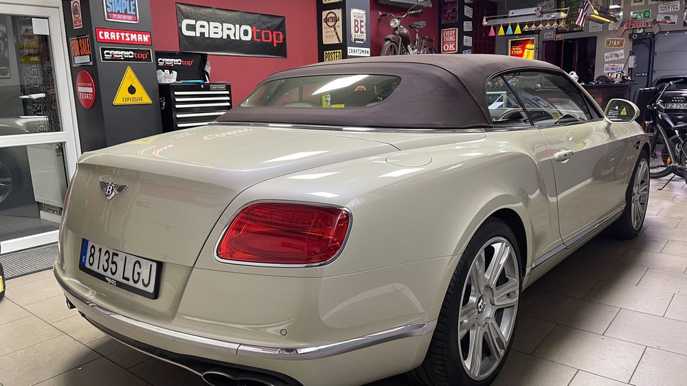 Bentley Continental Cabrio Maserati Aston Martin dach szyba naprawa