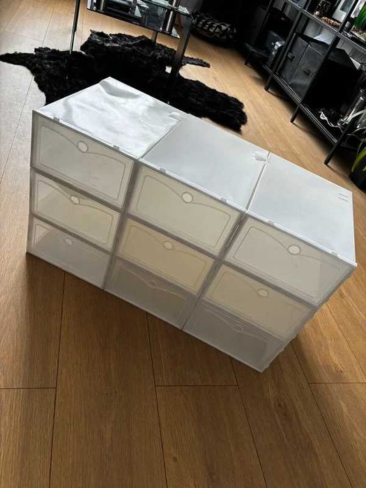 Organizer szafka półka na buty regał biały modułowy