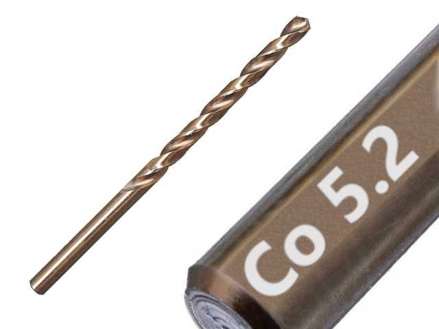 Wiertło Wiertła do Metalu Stali nierdzewnej KOBALTOWE Co HSS TEDIAM 5,2