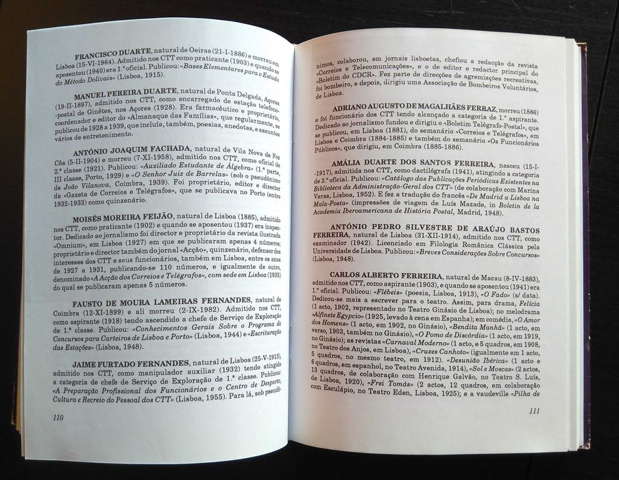 A. Lopes de Oliveira - Os CTT nas artes ciências e letras