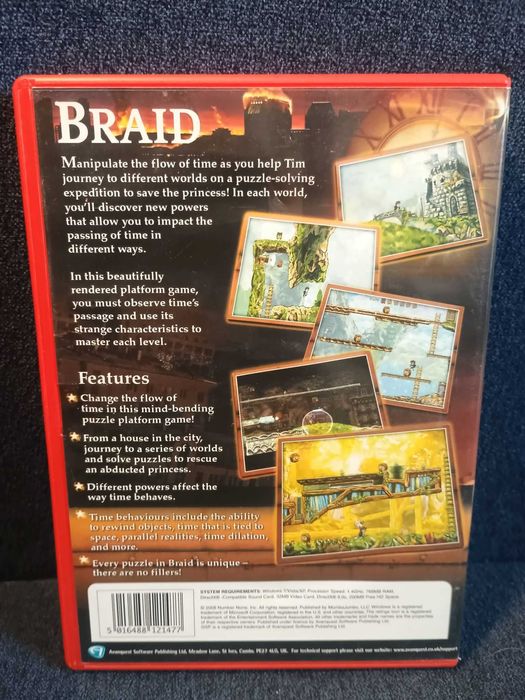 Braid gra na PC CD