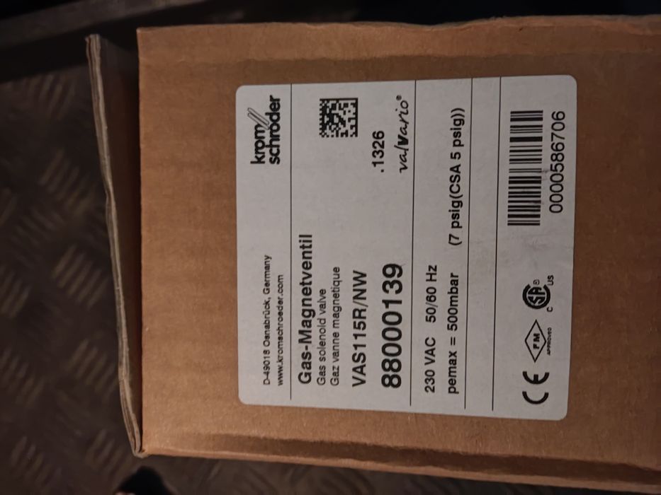 Elektrozawór Kromschroder