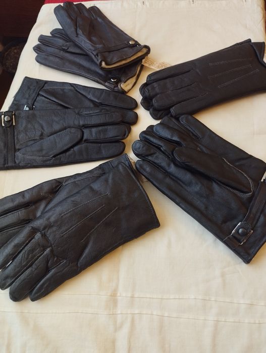 Продам  зимові,  шкіряні рукавиці