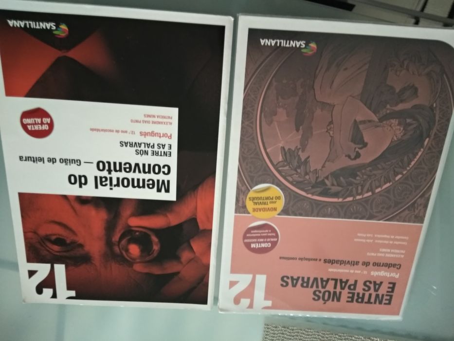 Entre nós e as palavras 12, caderno de atividades português 12ano