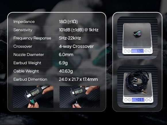 ‼️ THIEAUDIO Hype 4 MKII - гибридные iem's наушники 2DD+4BA Knowles