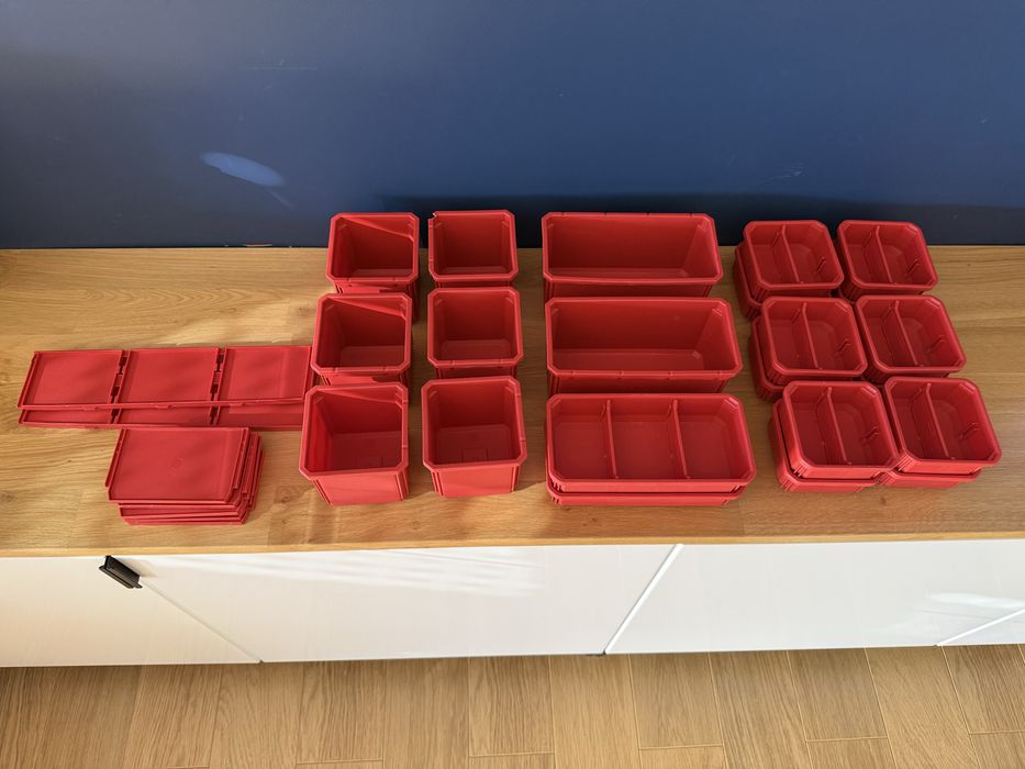 Kubełki, organizerki do Packout Milwaukee