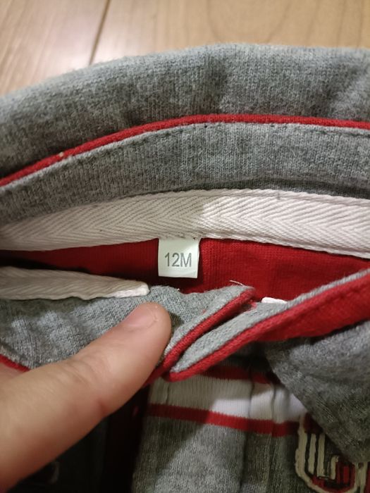 Polo de Manga Curta PréNatal + Camisola - 12 meses