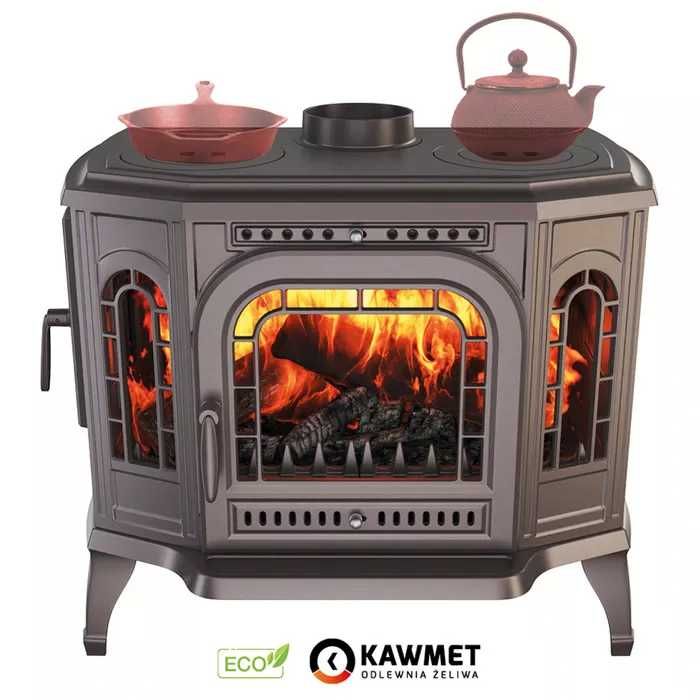 Чугунная печь KAWMET P7 (10.5 kW) Бесплатная доставка!