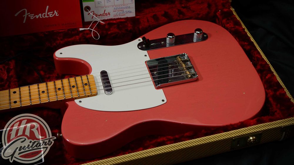 FENDER CUSTOM SHOP 1956 Telecaster Journeyman Fiesta Red, USA