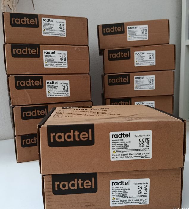 Radio Radtel com canais ROB