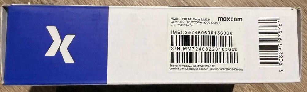 Telefon MAXCOM MM724