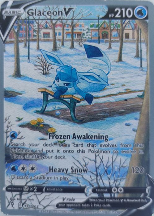 Glaceon V 175/203 – Evolving Skies – Full Art