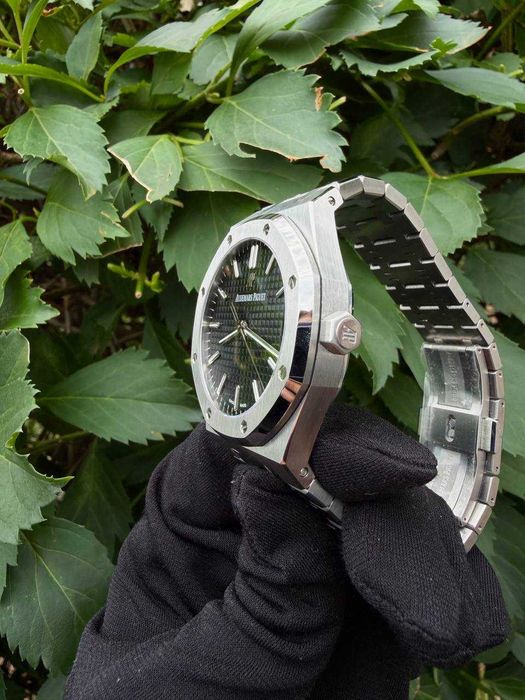 Годинник ZF Factory Audemars Piguet Royal Oak 15400 Black Automatic Super Clone