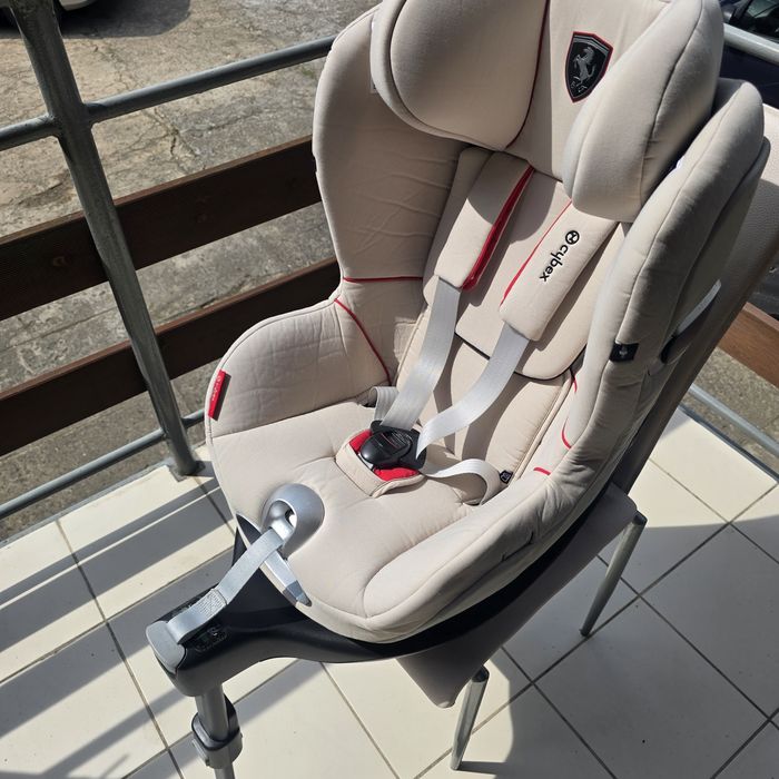 CYBEX Sirona Z i-Size Ferrari + Base Z ISOFIX 360° + NOWA wkładka niemowlęca