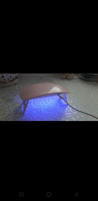 Lampa Led uv mini podróżna hybryda żel akryl