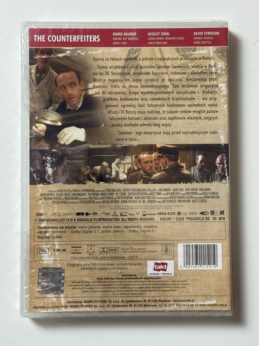 Fałszerze Film na DVD NOWY zafoliowany