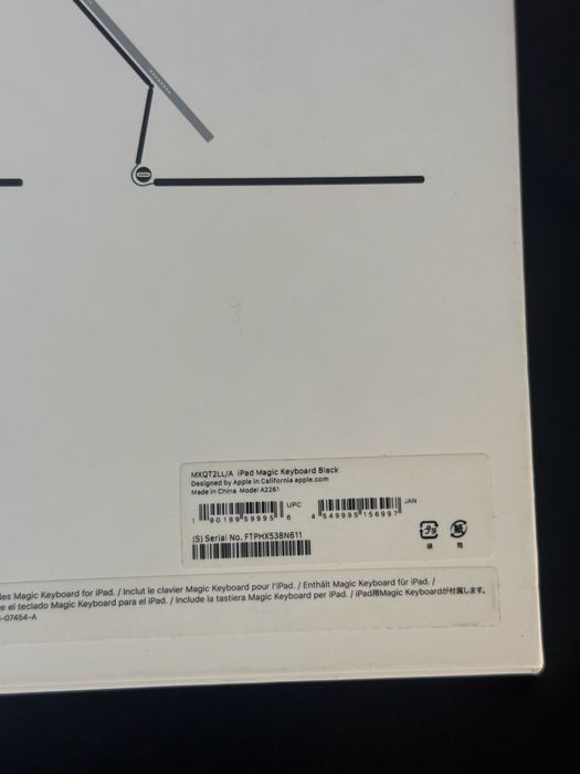 Клавіатура Magic Keyboard для iPad Pro 11, iPad Air (4/5/6th gen) (Black)