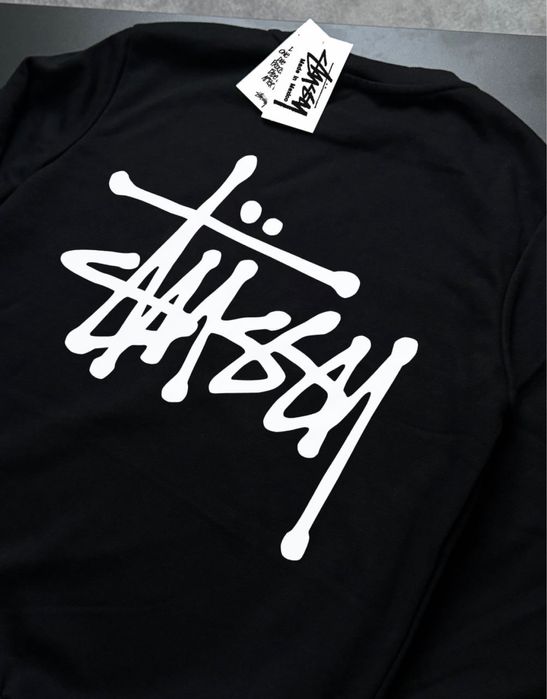 Свитшот Stussy Basic черный