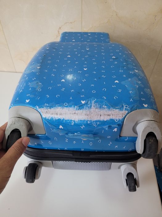 Conjunto mala cabine + mochila + necessaire Mickey Samsonite (infantil