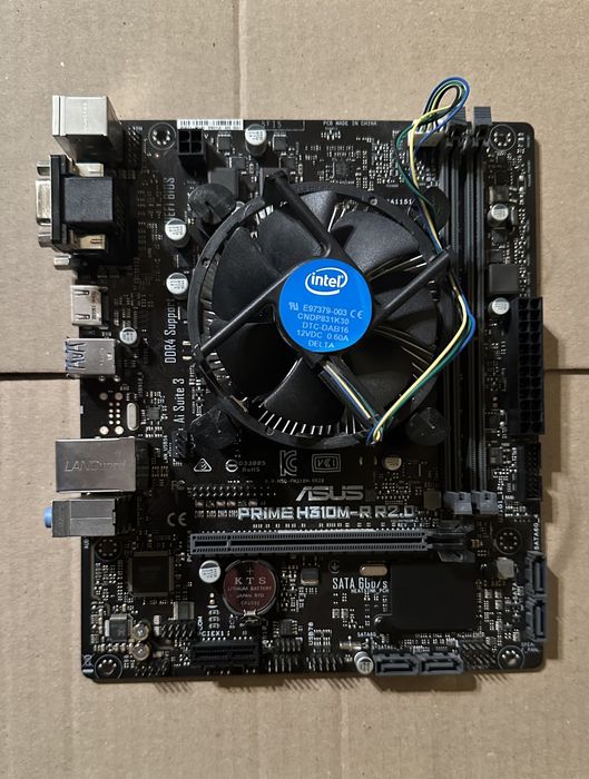 Комплект intel i5 8400/ asus prime h310m-r r2.0