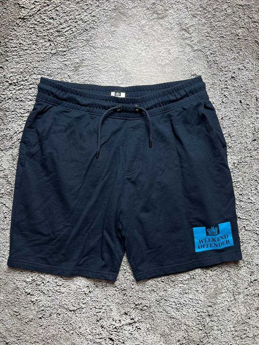 WO Weekend Offender оригінальні бавовняні шорти з великим лого