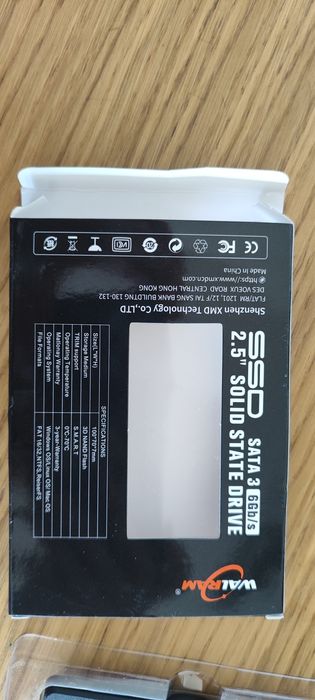 Dysk ssd Walram 2 Tb nowy sata 3