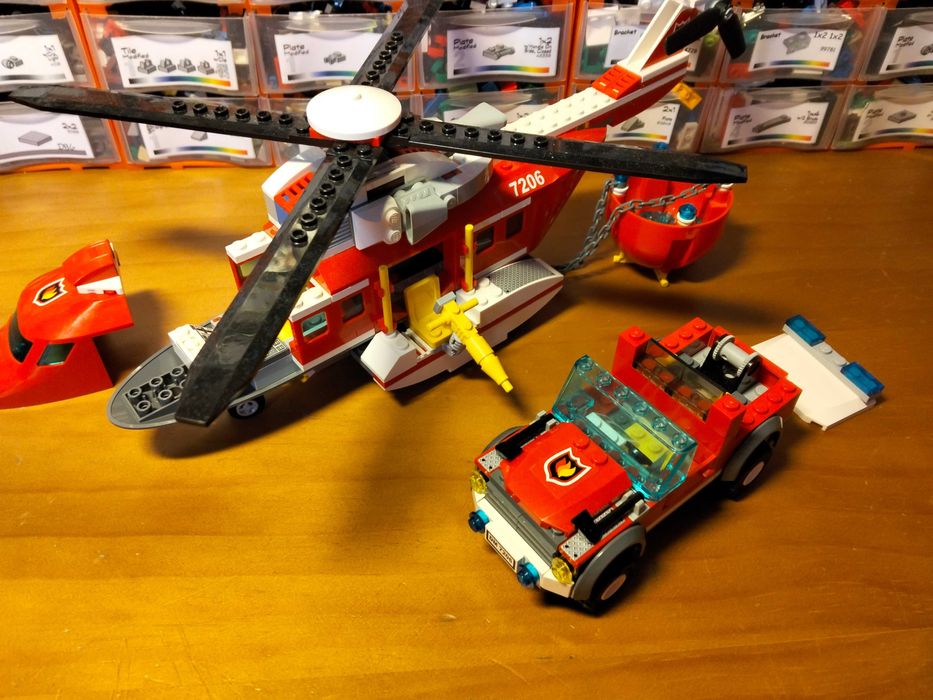 Lego city 7206 Fire Helicopter