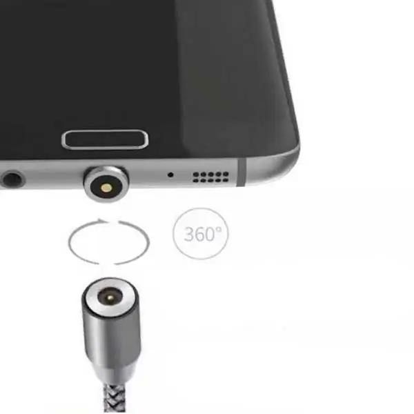 Магнитный кабель USB 3 в 1 (usb, micro-USB, type-c, Lighting)