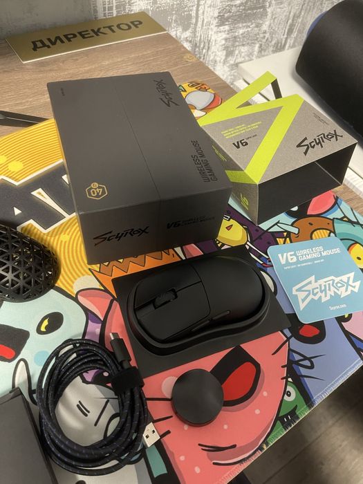 Игровая мышь мышка scyrox v6
