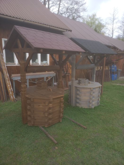 Studnia ogrodowa,obudowa studni