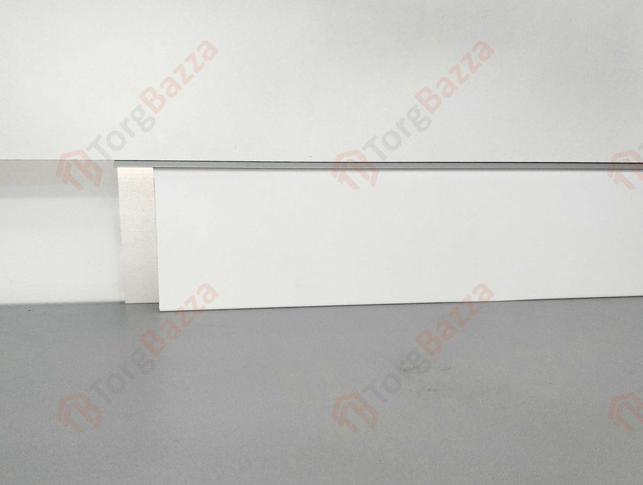 Плинтус скрытого монтажа алюминиевый Плінтус прихованого монтажу