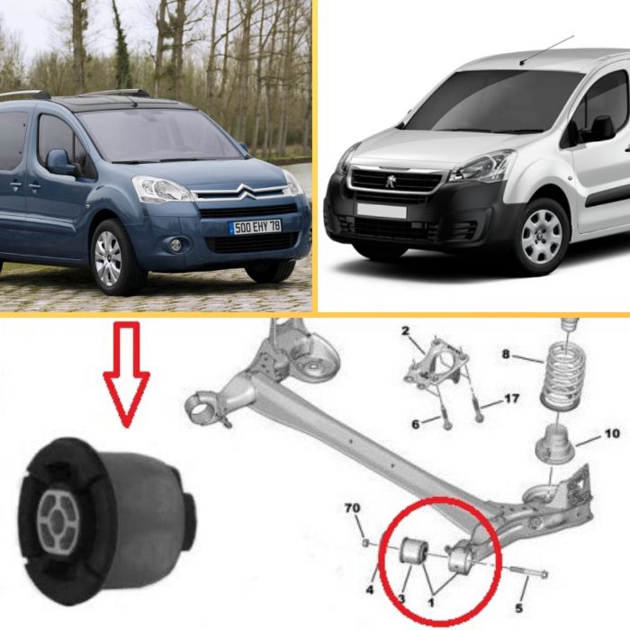 Стойки стабилизатора Peugeot Partner B9 \ Citroen Berlingo ГАРАНТИЯ