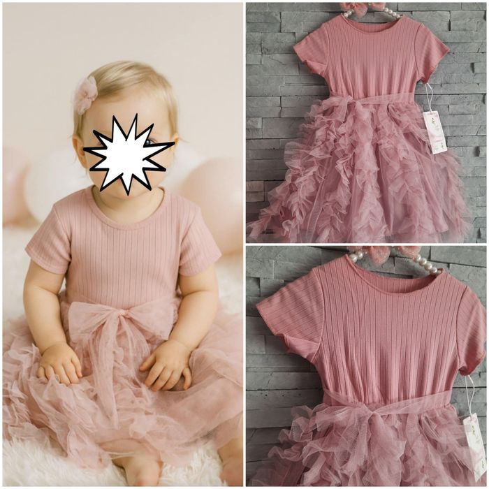 Sukienka na 1 Urodziny nowa