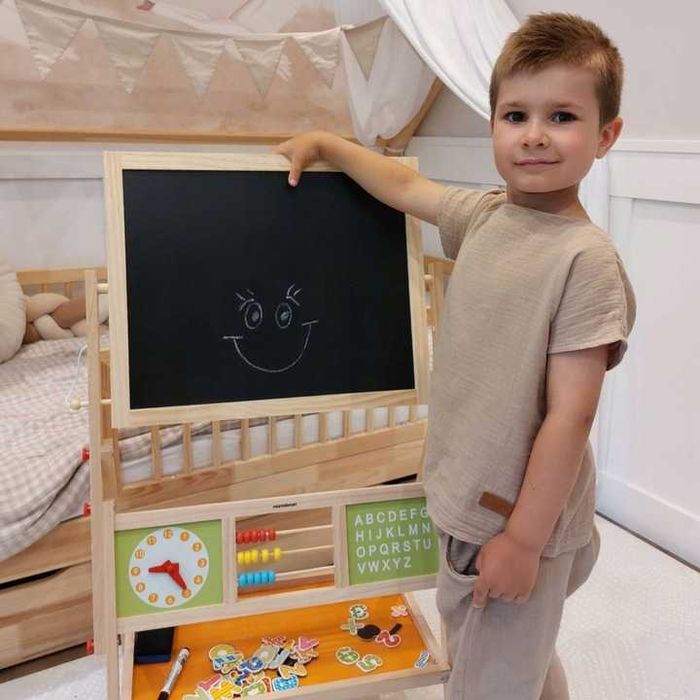 TABLICA MAGNETYCZNA KREDOWA Zestaw Edukacyjny dla Dzieci‼️