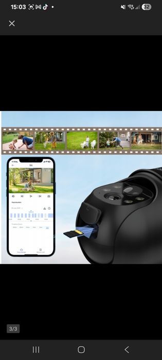 Kamera solarna Wifi cinnado B6 2K 2 szt
