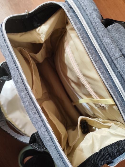 Mala maternidade com cama de viagem