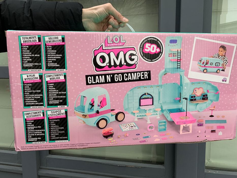 Великий Гламурний кемпер автобус лол lol omg Glam camper 50 сюрпризів