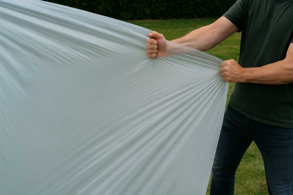 FOLIA TUNELOWA ogrodnicza 14x33m. UV10 szklarnia