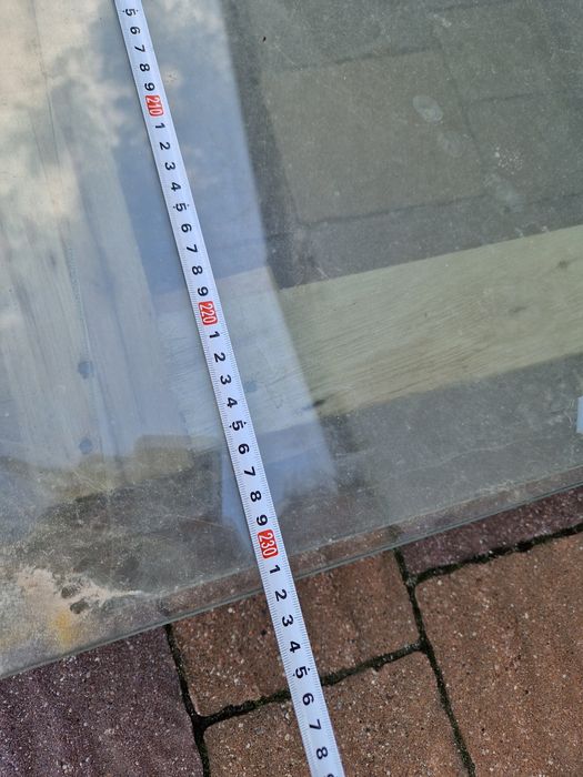 Szyby hartowane pergolux 232x88 grubość 0,8